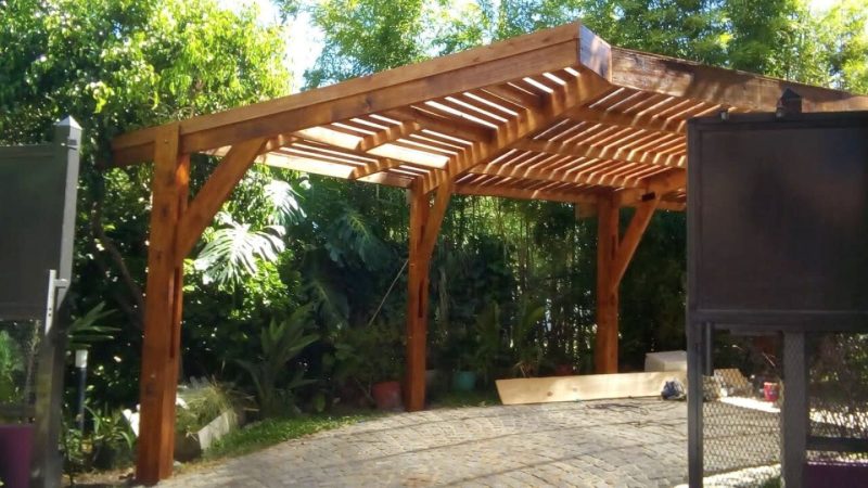 Estructuras de madera para exteriores